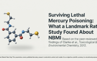 Title slide: Clarke et al. 2012 rat study of NBMI (pre-clinical data only)